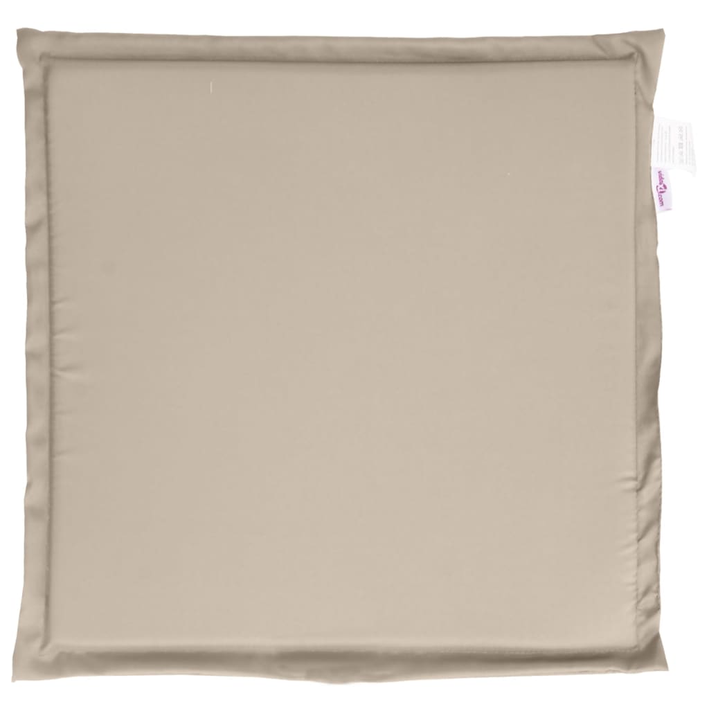 Tuinzitkussens 2 st vierkant 45x45x2 cm taupe - AllerleiShop