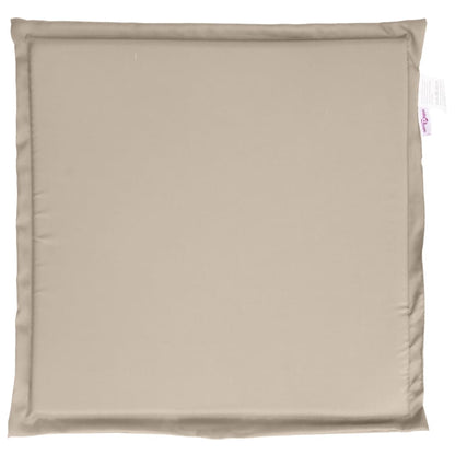 Tuinzitkussens 2 st vierkant 45x45x2 cm taupe - AllerleiShop