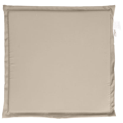 Tuinzitkussens 4 st vierkant 45x45x2 cm taupe - AllerleiShop