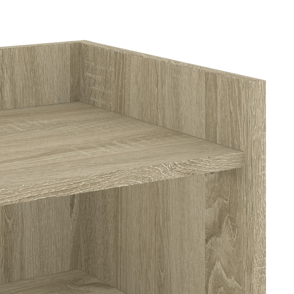 Dressoir 45x35x75 cm bewerkt hout sonoma eikenkleurig - AllerleiShop