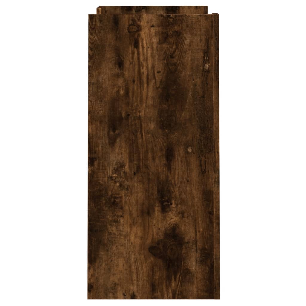 Dressoir 73,5x35x75 cm bewerkt hout gerookt eikenkleurig - AllerleiShop