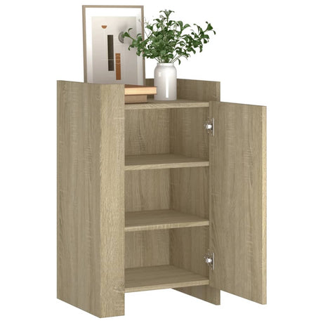 Dressoir 45x35x75 cm bewerkt hout sonoma eikenkleurig - AllerleiShop