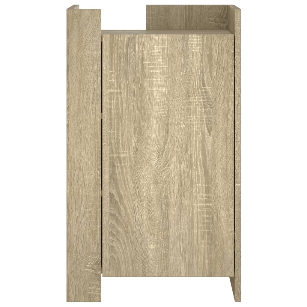 Dressoir 45x35x75 cm bewerkt hout sonoma eikenkleurig - AllerleiShop