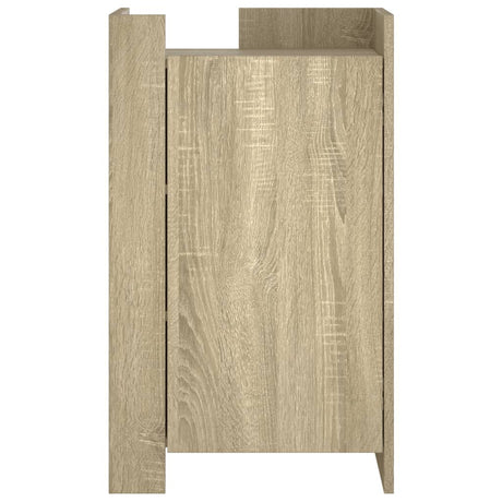 Dressoir 45x35x75 cm bewerkt hout sonoma eikenkleurig - AllerleiShop