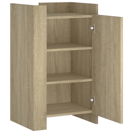 Dressoir 45x35x75 cm bewerkt hout sonoma eikenkleurig - AllerleiShop