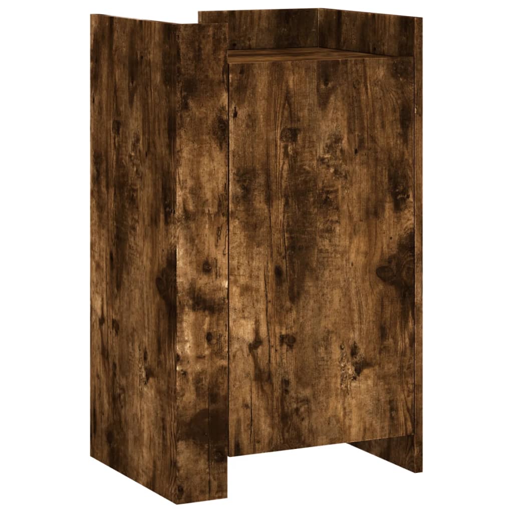 Dressoir 45x35x75 cm bewerkt hout gerookt eikenkleurig - AllerleiShop