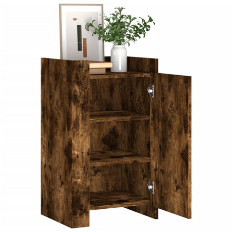 Dressoir 45x35x75 cm bewerkt hout gerookt eikenkleurig - AllerleiShop