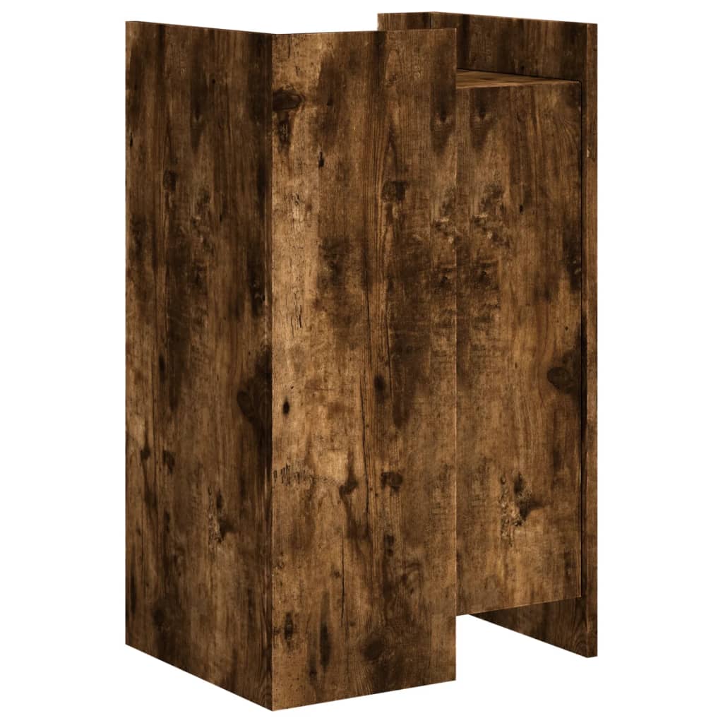 Dressoir 45x35x75 cm bewerkt hout gerookt eikenkleurig - AllerleiShop