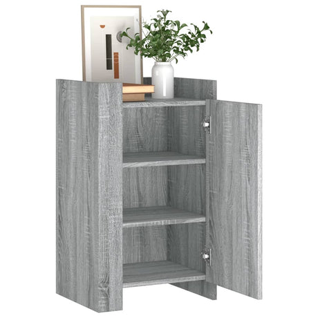 Dressoir 45x35x75 cm bewerkt hout grijs sonoma eikenkleurig - AllerleiShop