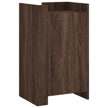 Dressoir 45x35x75 cm bewerkt hout bruin eikenkleurig - AllerleiShop