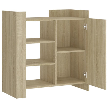 Dressoir 73,5x35x75 cm bewerkt hout sonoma eikenkleurig - AllerleiShop