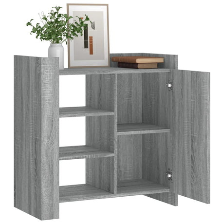 Dressoir 73,5x35x75 cm bewerkt hout grijs sonoma eikenkleurig - AllerleiShop