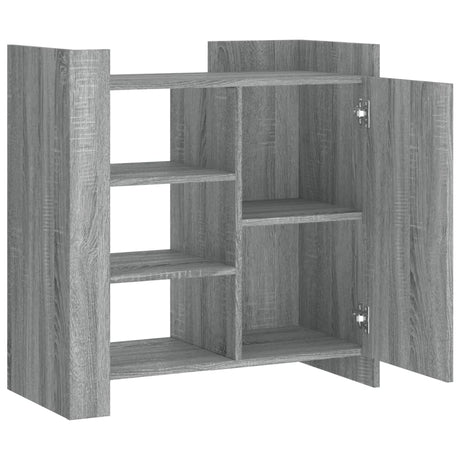 Dressoir 73,5x35x75 cm bewerkt hout grijs sonoma eikenkleurig - AllerleiShop