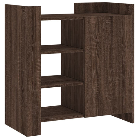 Dressoir 73,5x35x75 cm bewerkt hout bruin eikenkleur - AllerleiShop