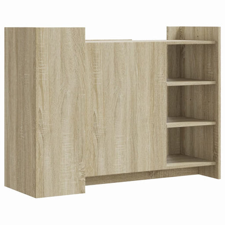 Dressoir 100x35x75 cm bewerkt hout sonoma eikenkleurig - AllerleiShop