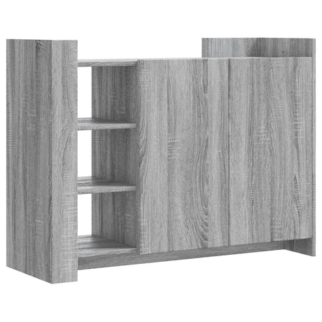 Dressoir 100x35x75 cm bewerkt hout grijs sonoma - AllerleiShop