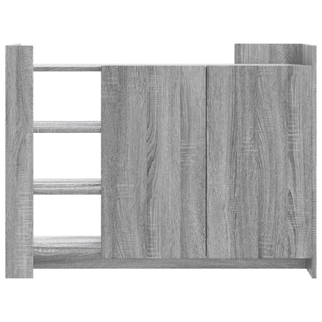 Dressoir 100x35x75 cm bewerkt hout grijs sonoma - AllerleiShop