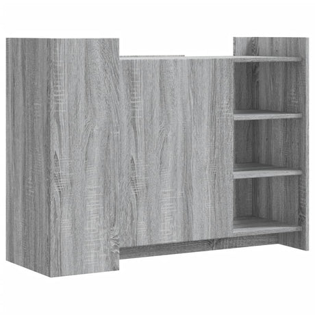 Dressoir 100x35x75 cm bewerkt hout grijs sonoma - AllerleiShop