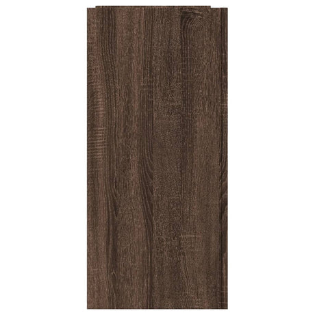 Dressoir 100x35x75 cm bewerkt hout bruin eikenkleur - AllerleiShop