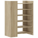 Schoenenkast 74,5x37,5x100 cm bewerkt hout sonoma eikenkleurig - AllerleiShop