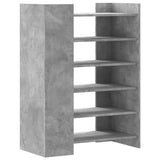 Schoenenkast 74,5x37,5x100 cm bewerkt hout betongrijs - AllerleiShop