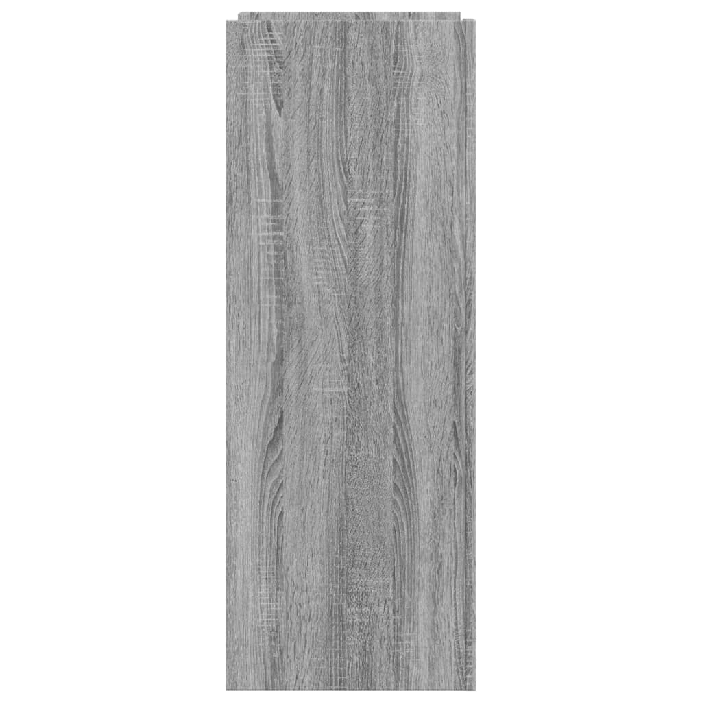 Schoenenkast 74,5x37,5x100 cm bewerkt hout grijs sonoma eiken - AllerleiShop