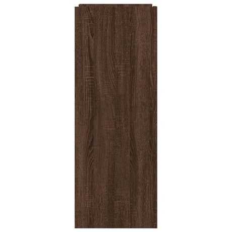 Schoenenkast 74,5x37,5x100 cm bewerkt hout bruin eikenkleurig - AllerleiShop