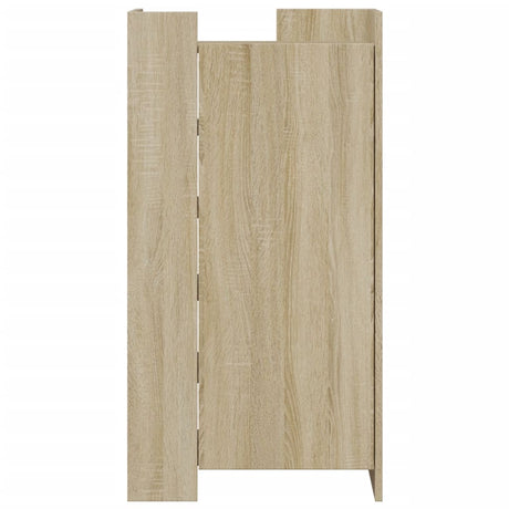 Schoenenkast 52x37,5x100 cm bewerkt hout sonoma eikenkleurig - AllerleiShop