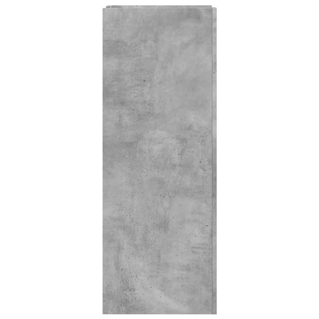 Schoenenkast 52x37,5x100 cm bewerkt hout betongrijs - AllerleiShop