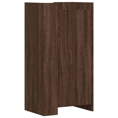 Schoenenkast 52x37,5x100 cm bewerkt hout bruin eikenkleurig - AllerleiShop