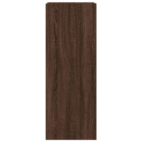 Schoenenkast 52x37,5x100 cm bewerkt hout bruin eikenkleurig - AllerleiShop