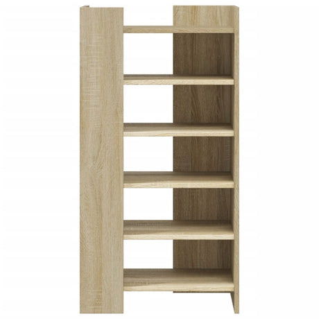 Schoenenkast 52x37,5x100 cm bewerkt hout sonoma eikenkleurig - AllerleiShop