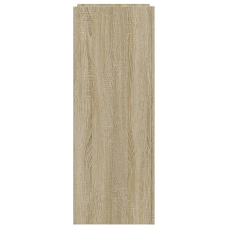 Schoenenkast 52x37,5x100 cm bewerkt hout sonoma eikenkleurig - AllerleiShop