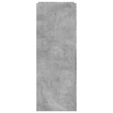 Schoenenkast 52x37,5x100 cm bewerkt hout betongrijs - AllerleiShop