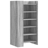 Schoenenkast 52x37,5x100 cm bewerkt hout grijs sonoma eiken - AllerleiShop