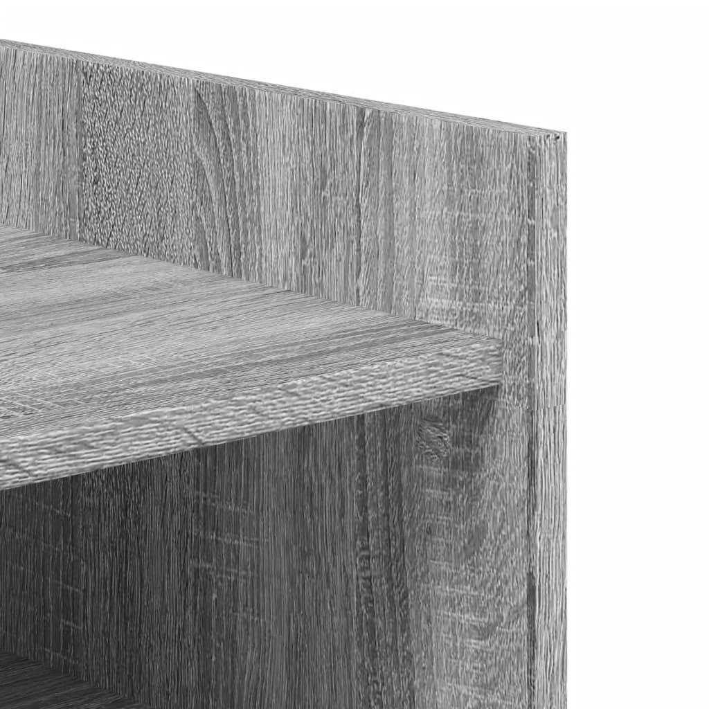 Schoenenkast 52x37,5x100 cm bewerkt hout grijs sonoma eiken - AllerleiShop