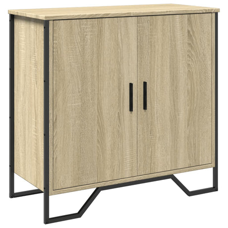 Dressoir 78x35,5x74,5 cm bewerkt hout sonoma eikenkleurig - AllerleiShop