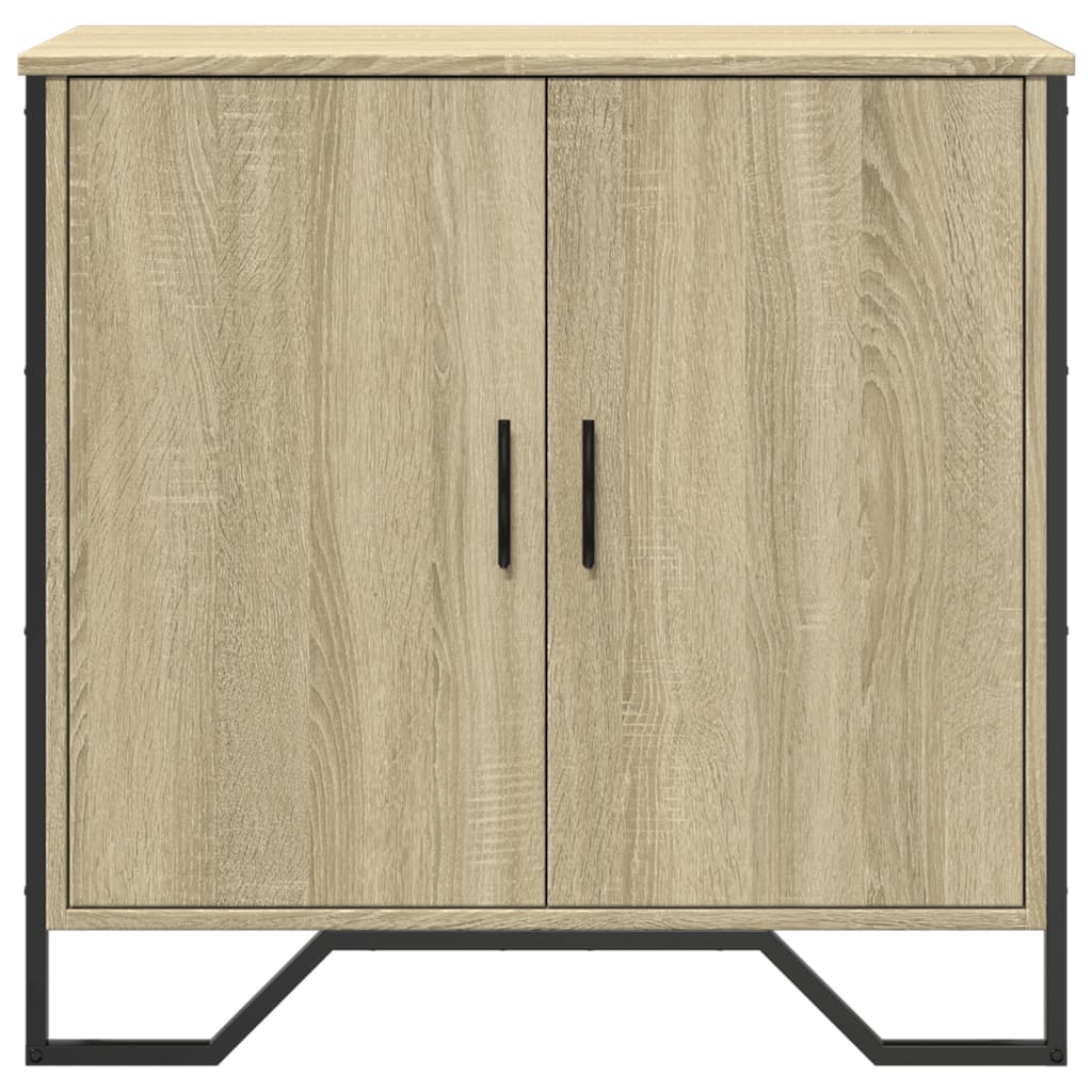 Dressoir 78x35,5x74,5 cm bewerkt hout sonoma eikenkleurig - AllerleiShop