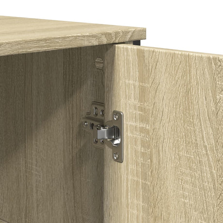 Dressoir 78x35,5x74,5 cm bewerkt hout sonoma eikenkleurig - AllerleiShop