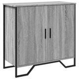 Dressoir 78x35,5x74,5 cm bewerkt hout grijs sonoma eikenkleurig - AllerleiShop