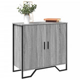 Dressoir 78x35,5x74,5 cm bewerkt hout grijs sonoma eikenkleurig - AllerleiShop