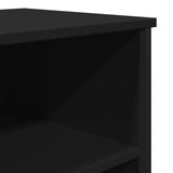 Dressoir 91x35,5x74,5 cm bewerkt hout zwart - AllerleiShop