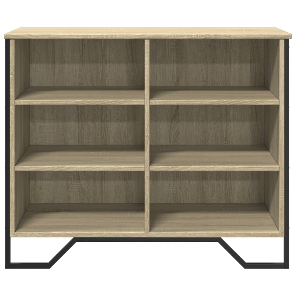 Dressoir 91x35,5x74,5 cm bewerkt hout sonoma eikenkleurig - AllerleiShop