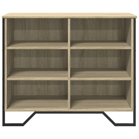 Dressoir 91x35,5x74,5 cm bewerkt hout sonoma eikenkleurig - AllerleiShop