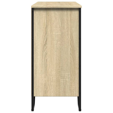 Dressoir 91x35,5x74,5 cm bewerkt hout sonoma eikenkleurig - AllerleiShop