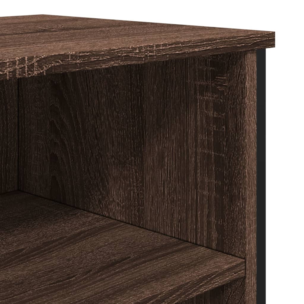 Dressoir 91x35,5x74,5 cm bewerkt hout bruin eikenkleur - AllerleiShop