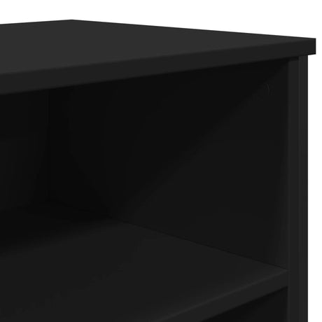 Dressoir 101x35,5x74,5 cm bewerkt hout zwart - AllerleiShop