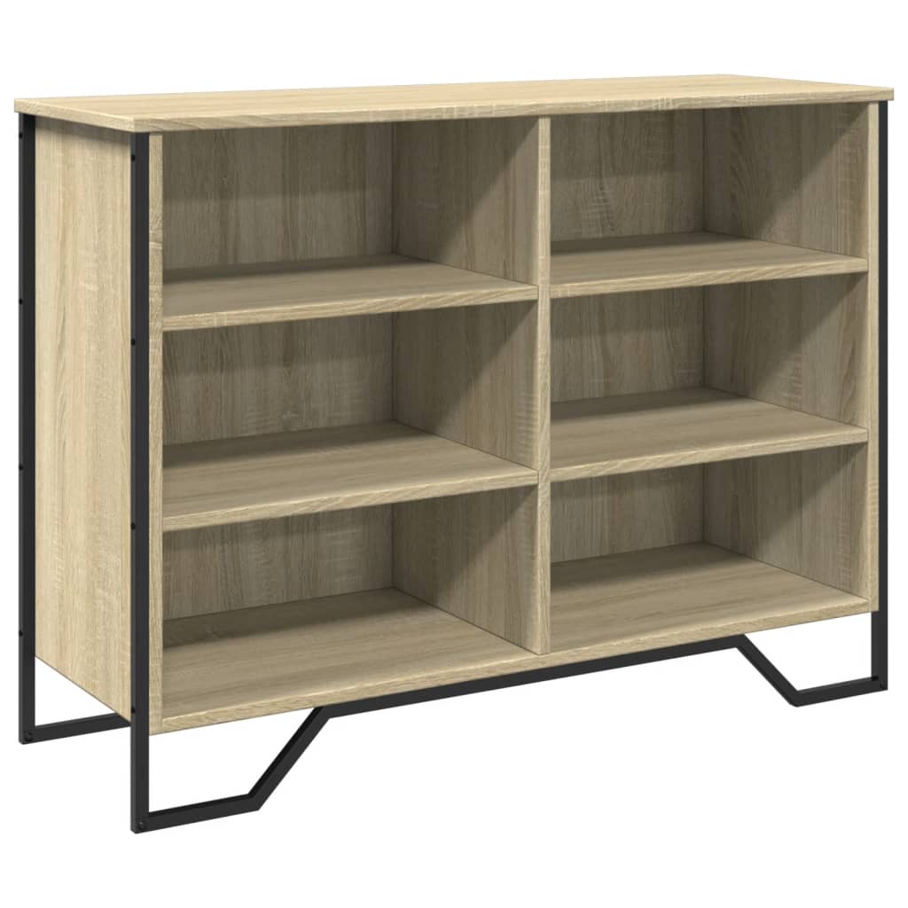 Dressoir 101x35,5x74,5 cm bewerkt hout sonoma eikenkleurig - AllerleiShop