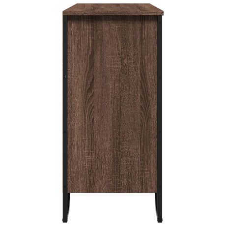 Dressoir 101x35,5x74,5 cm bewerkt hout bruin eikenkleur - AllerleiShop