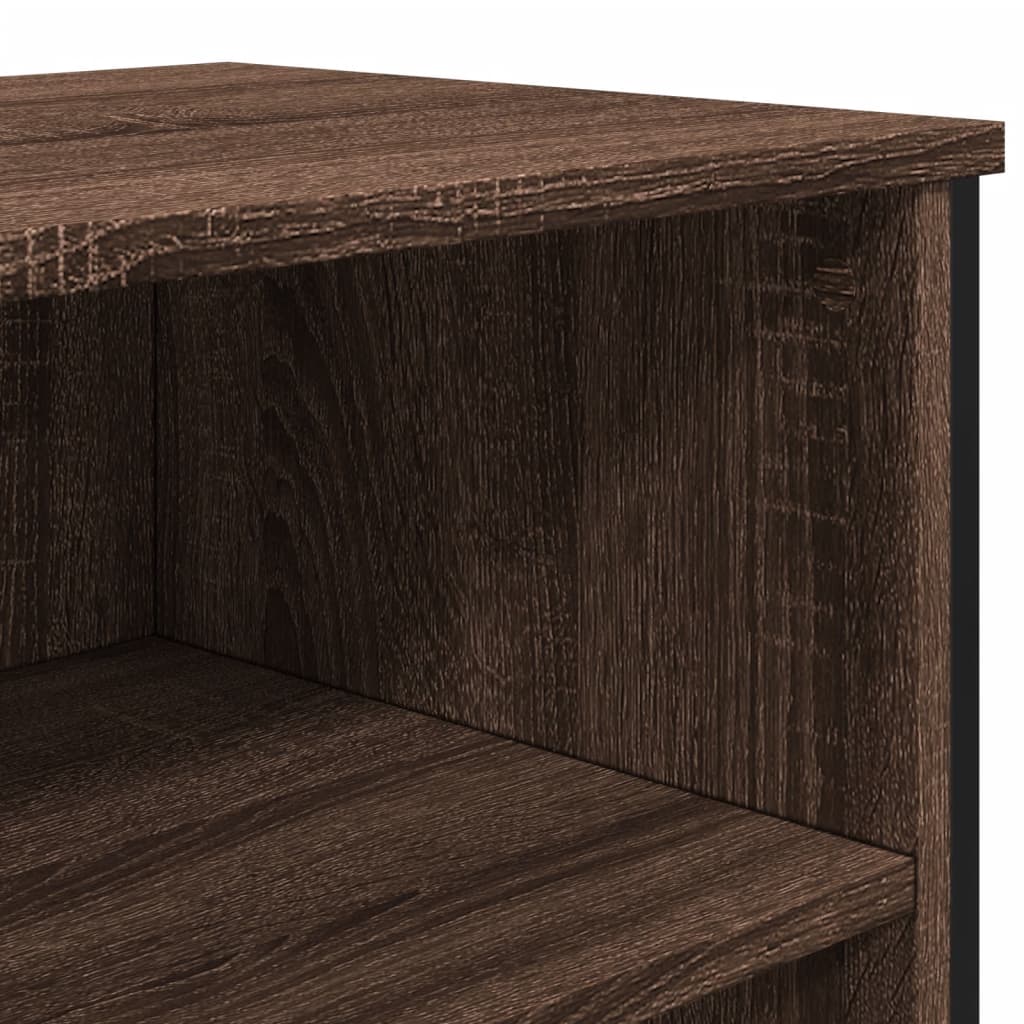 Dressoir 101x35,5x74,5 cm bewerkt hout bruin eikenkleur - AllerleiShop